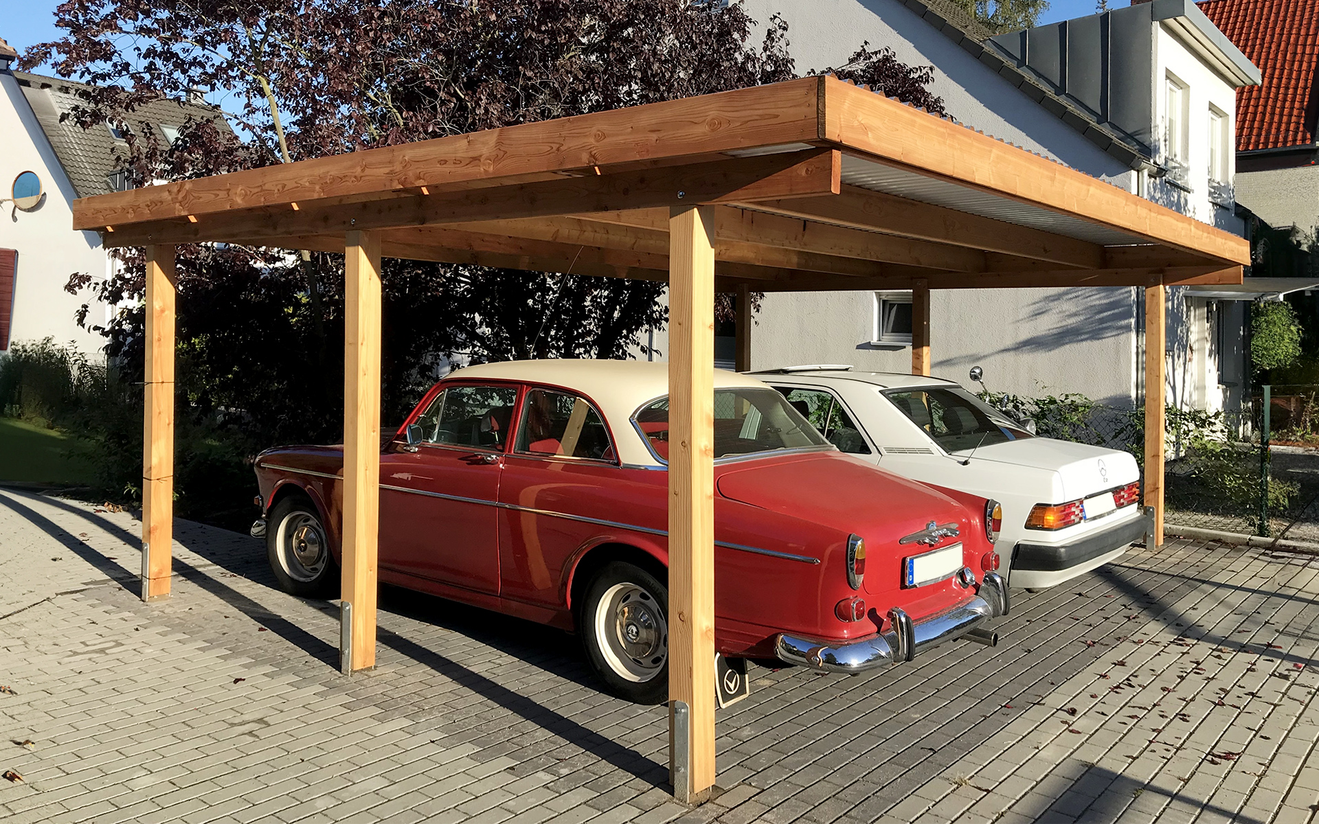 Doppelcarport 610x510 cm